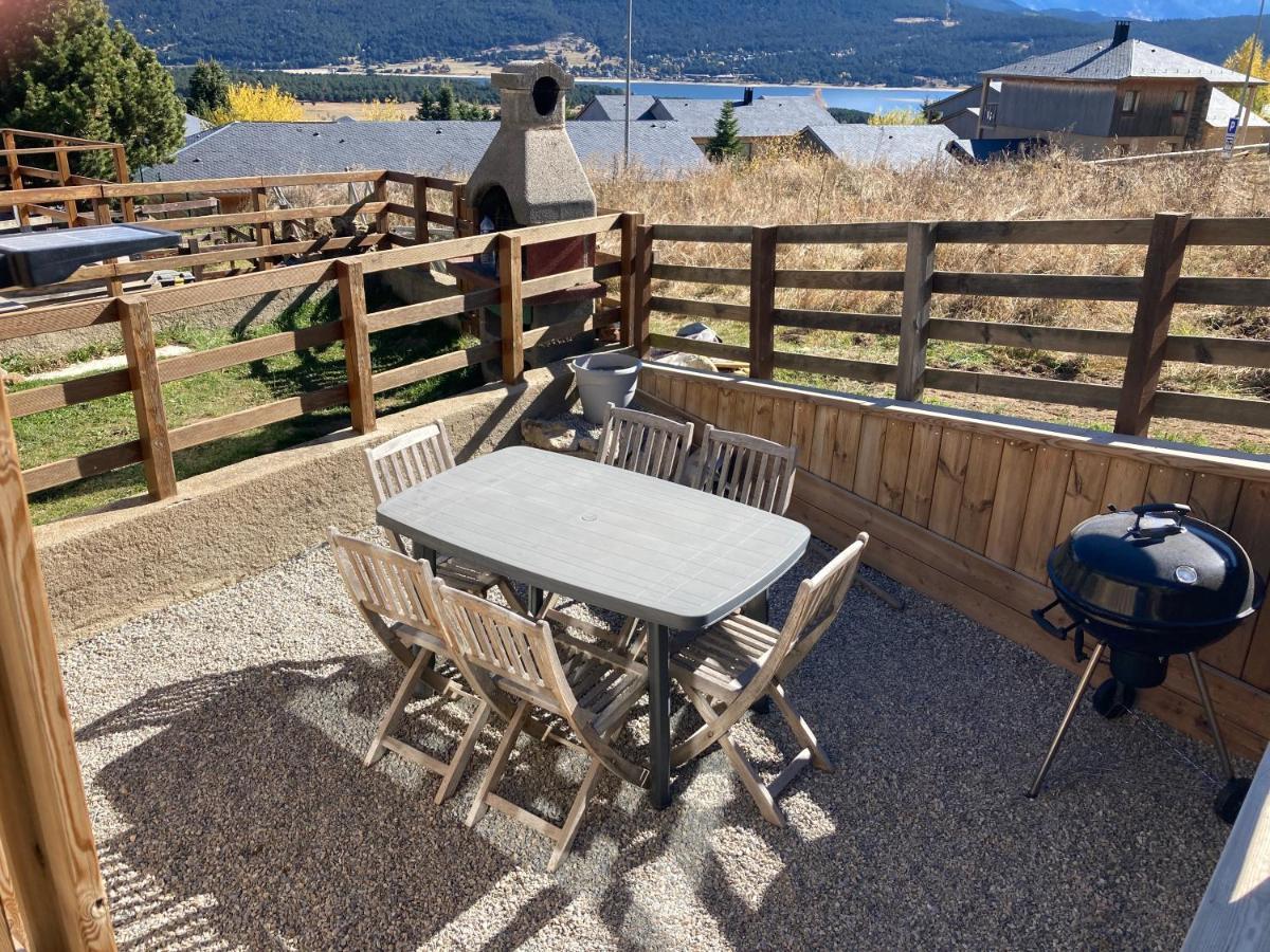Chalet Cosy Renove Avec Vue Sur Le Lac Les Angles  Exteriör bild